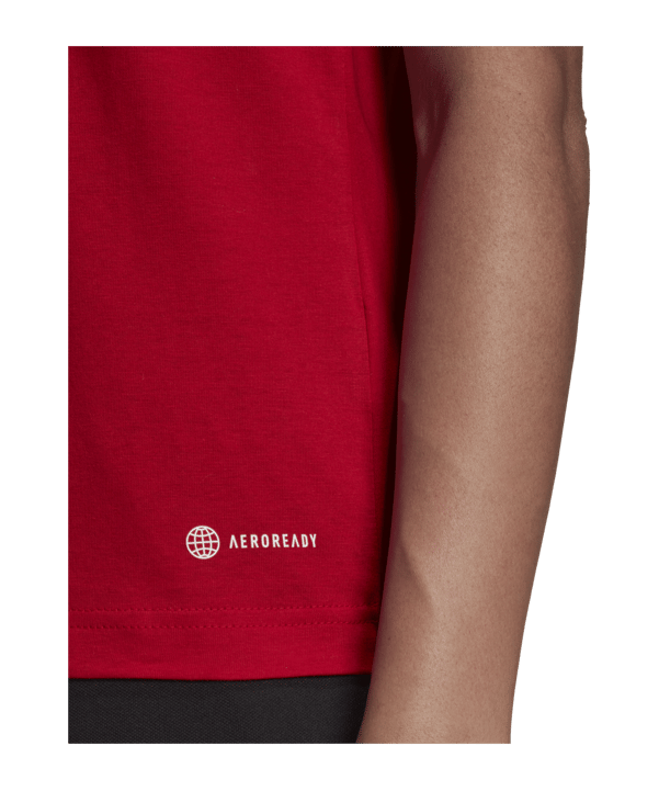 adidas Entrada 22 T-Shirt Damen Rot - rot