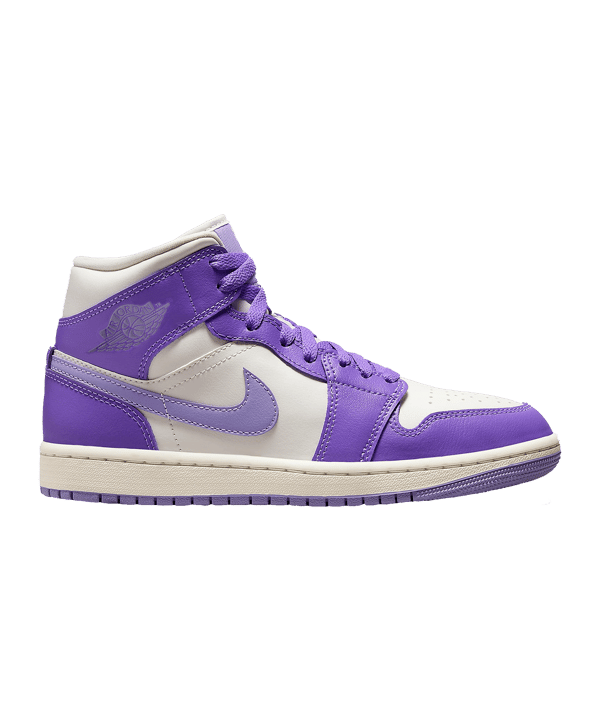 Jordan Air 1 Mid Damen Lila Weiss F504 - lila
