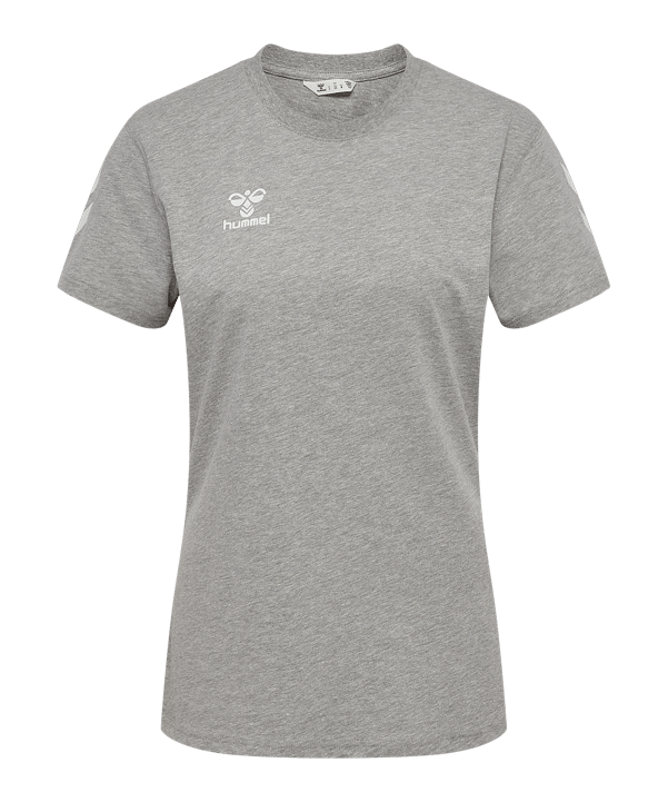 Hummel Go 2.0 Chevron T-Shirt Damen Grau F2006 - grau