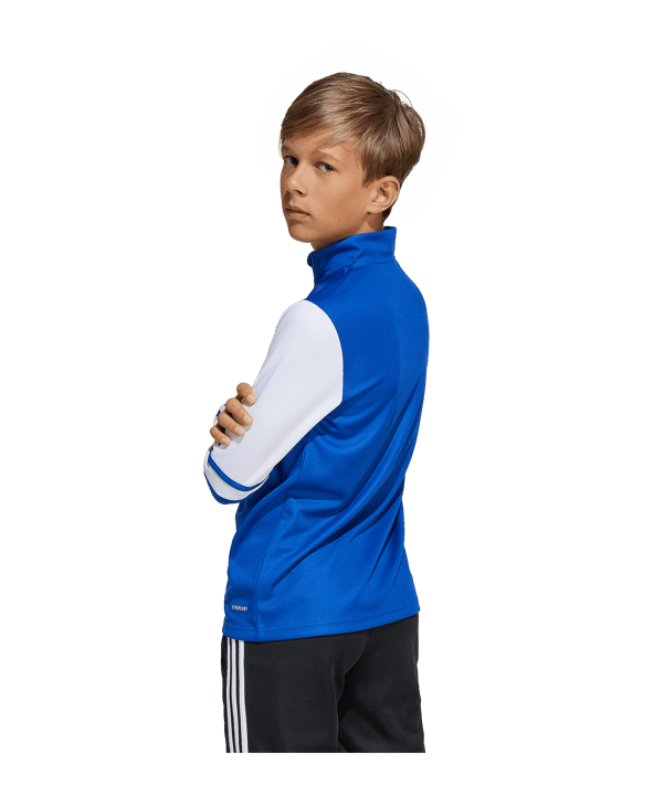 adidas Squadra 25 HalfZip Sweatshirt Kids Hellblau - blau