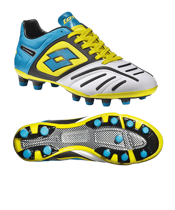 Lotto Stadio Potenza V 200 FG Weiss Blau - weiss