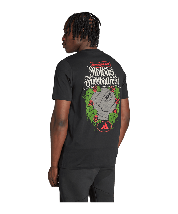 adidas Wiesn Graphic T-Shirt Schwarz - schwarz