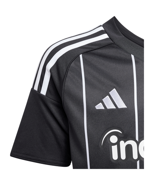 adidas Eintracht Frankfurt Trikot 4th 2025/2026 Kids Schwarz - schwarz
