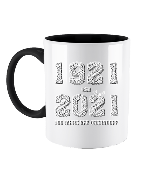 VfB Oberndorf Tasse Scribble Schwarz - schwarz