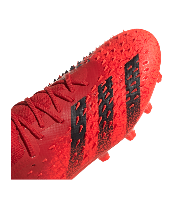 adidas Predator FREAK.1 L AG Meteorite Rot Schwarz - rot