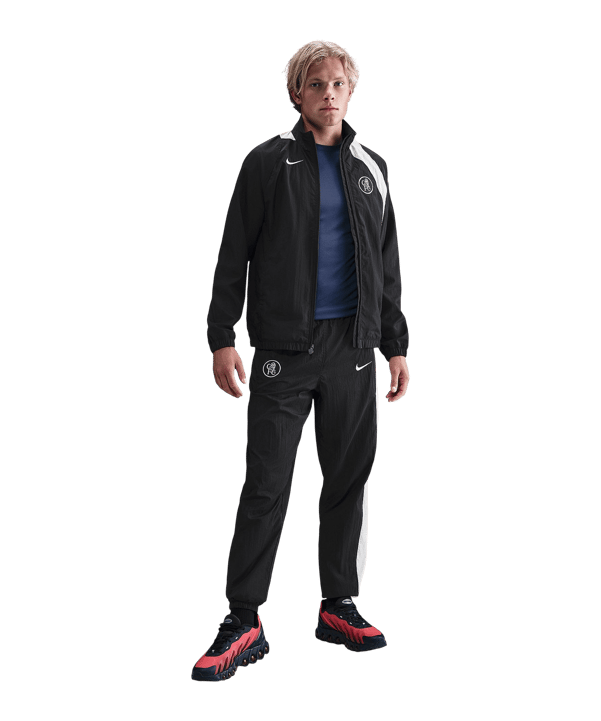 Nike FC Chelsea London T90 Jacke Schwarz F010 - schwarz