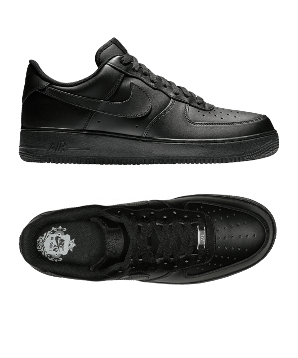 Nike Air Force 1 '07 Sneaker Schwarz F001 - schwarz