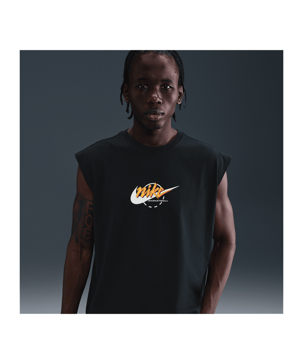 Nike M90 OC Moto T-Shirt Schwarz F010 - schwarz