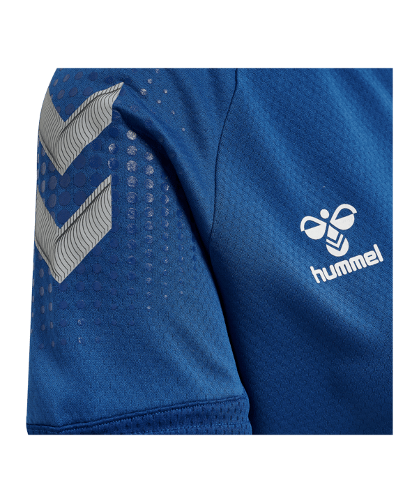 Hummel hmlLEAD Trainingsshirt Damen Blau F7045 - blau