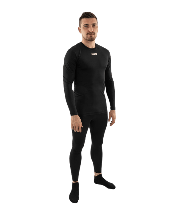 JAKO Function Longsleeve T-Shirt Schwarz F800 - schwarz