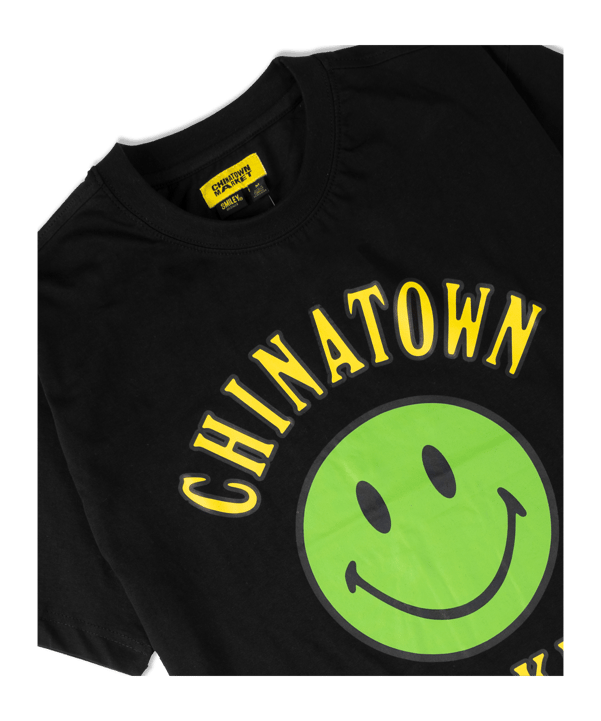 Market Smiley Multi T-Shirt Schwarz - schwarz