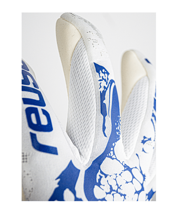 Reusch Pure Contact Silver TW-Handschuhe Kids Weiss Blau F1089 - weiss