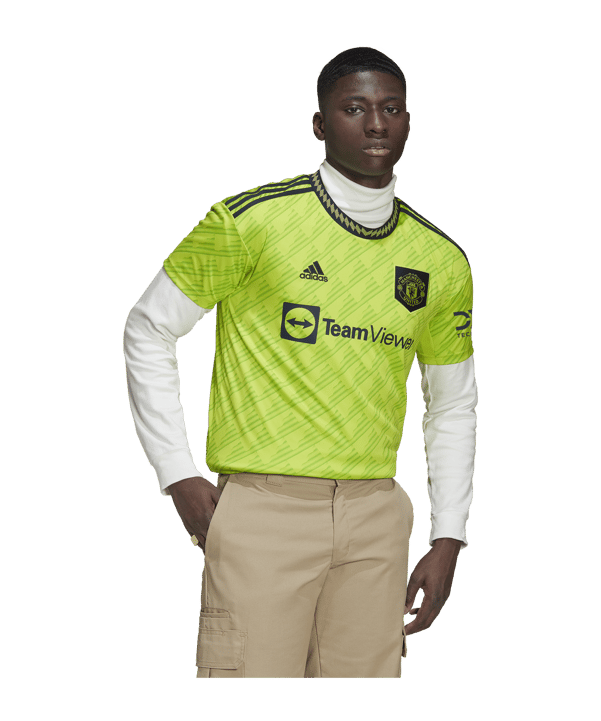 adidas Manchester United Trikot UCL 2022/2023 Grün - gruen