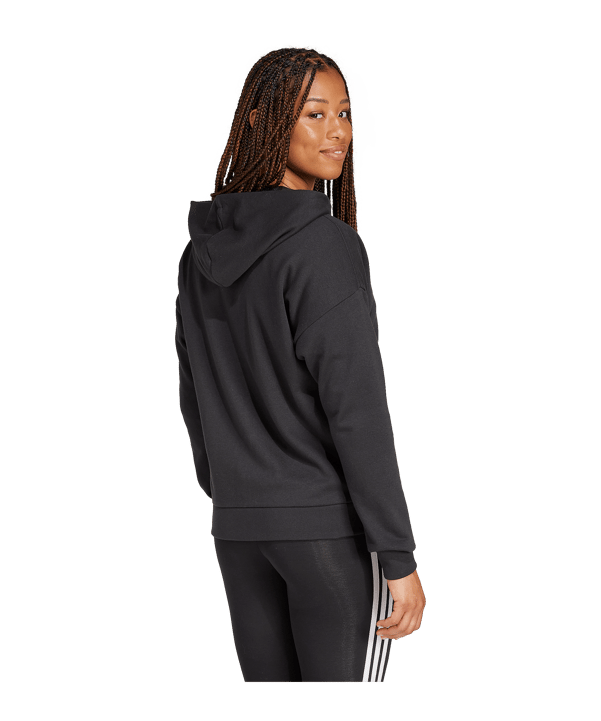 adidas Essentials Kapuzenjacke Damen Schwarz - schwarz