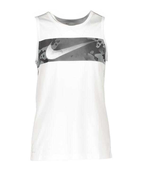 Nike Swoosh Camo Tanktop Weiss F100 - weiss