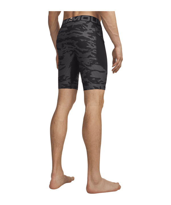 Under Armour HG Printed Lng Short Schwarz F001 - schwarz
