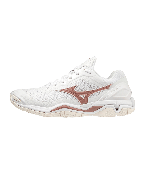 Mizuno Wave Stealth V Schuh Damen Weiss F36 - weiss