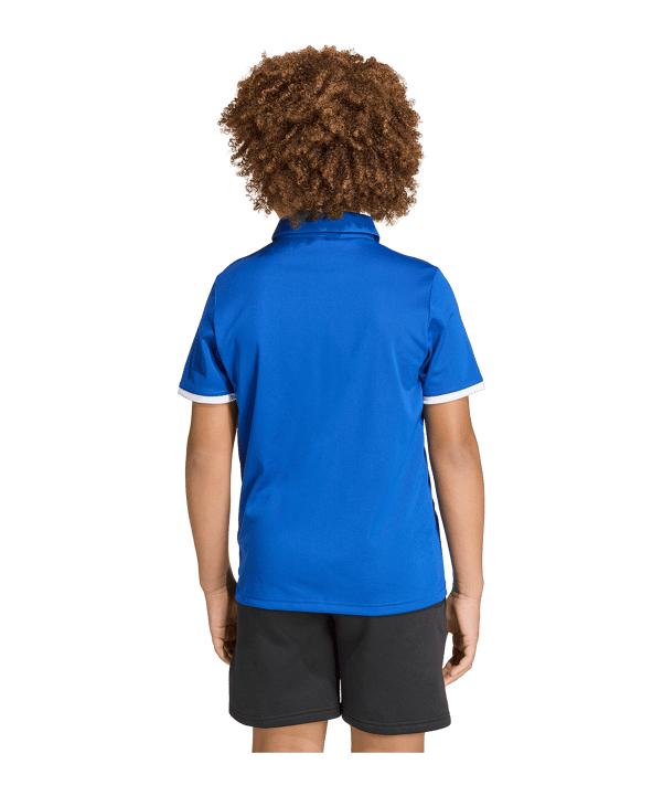 adidas Entrada 26 Polo Kids Blau - blau