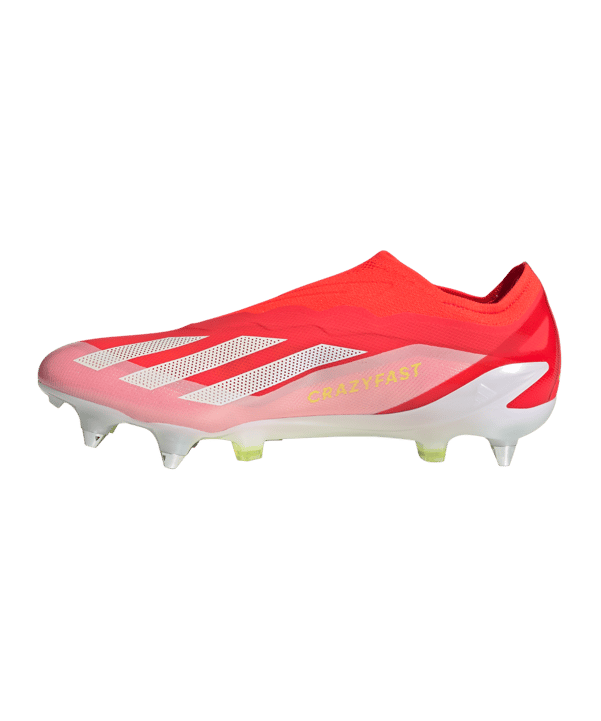 adidas X Crazyfast Elite LL SG Energy Citrus Rot Weiss Gelb - rot