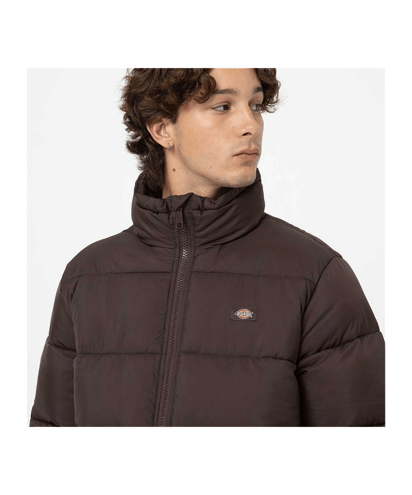 Dickie Waldenburg Puffer Jacke Braun - braun