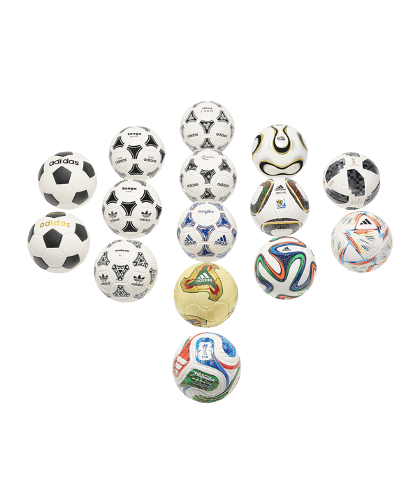 adidas FIFA World Cup Historical Set Miniball Weiß - weiss