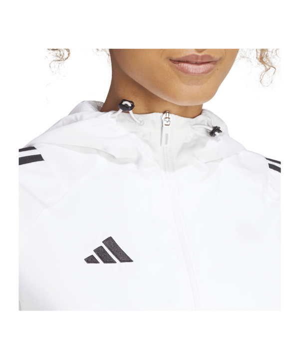 adidas Tiro 24 Windbreaker Damen Weiss - weiss