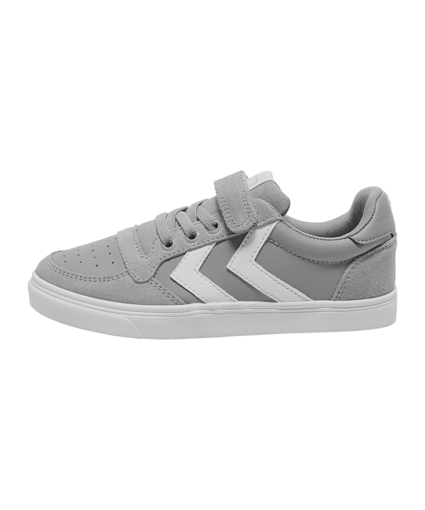 Hummel Slimmer Stadil Leather Low Kids Braun F1100 - braun