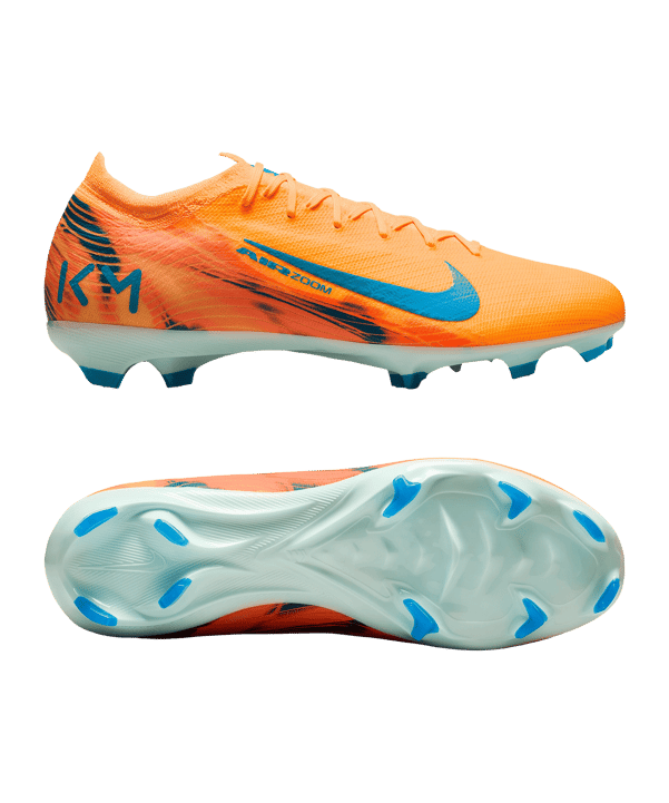 Nike Air Zoom Mercurial Vapor XVI Pro FG Kylian Mbappe Signature Orange F801 - orange