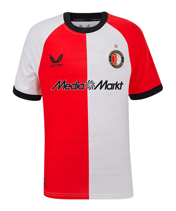 Castore Feyenoord Rotterdam Trikot Home 2024/2025 Kids Rot F071 - rot