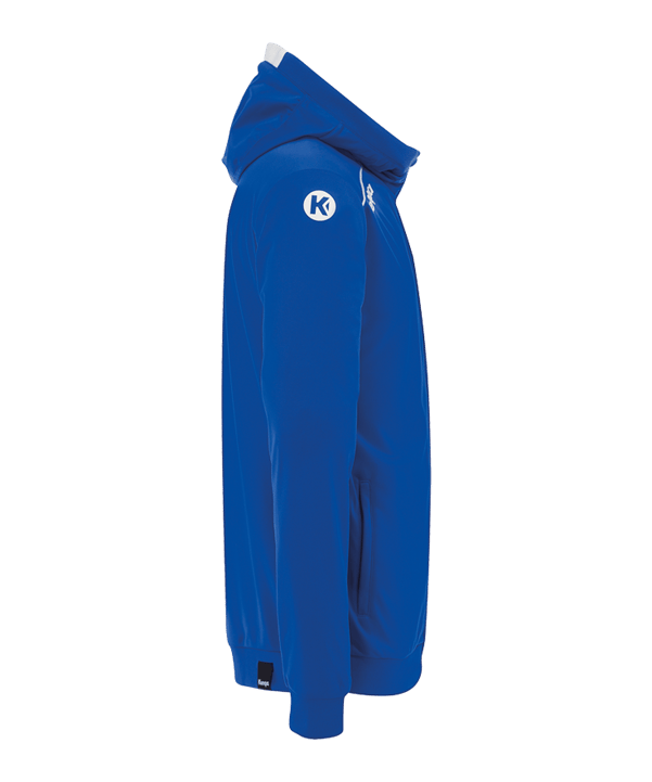 Kempa Player Kapuzenjacke Blau Weiss F04 - blau