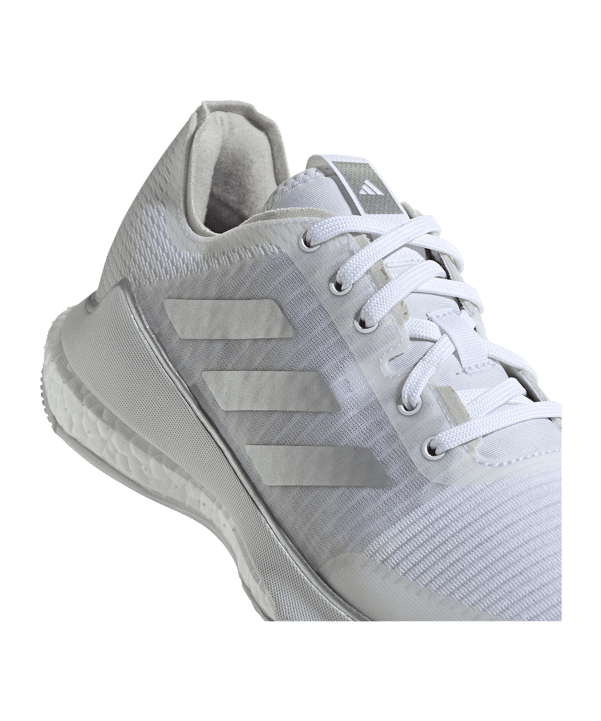 adidas Crazyflight Damen Weiss Silber - weiss