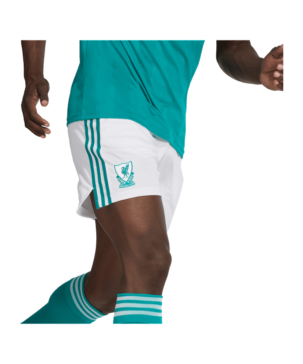 adidas FC Liverpool Short 3rd 2025/2026 Weiß - weiss