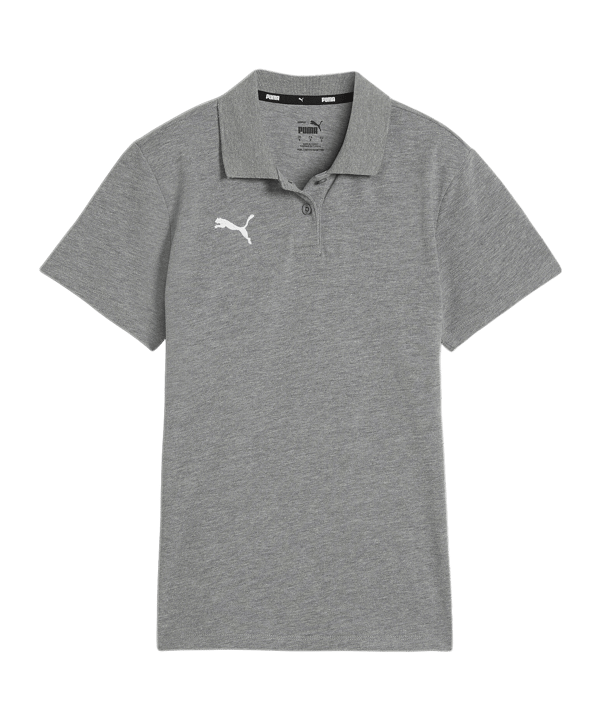PUMA teamGOAL Casuals Poloshirt Damen Grau F33 - grau