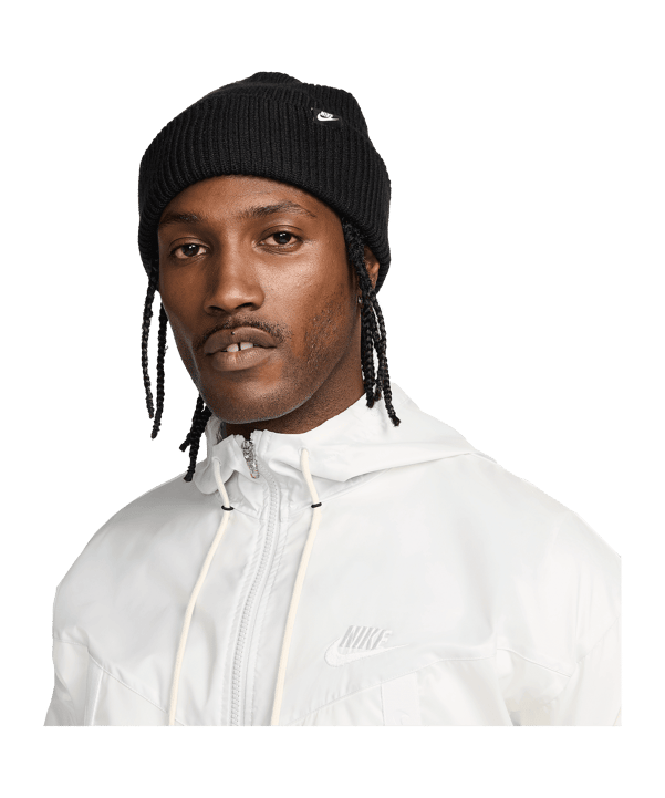 Nike Peak Beanie Schwarz F010 - schwarz