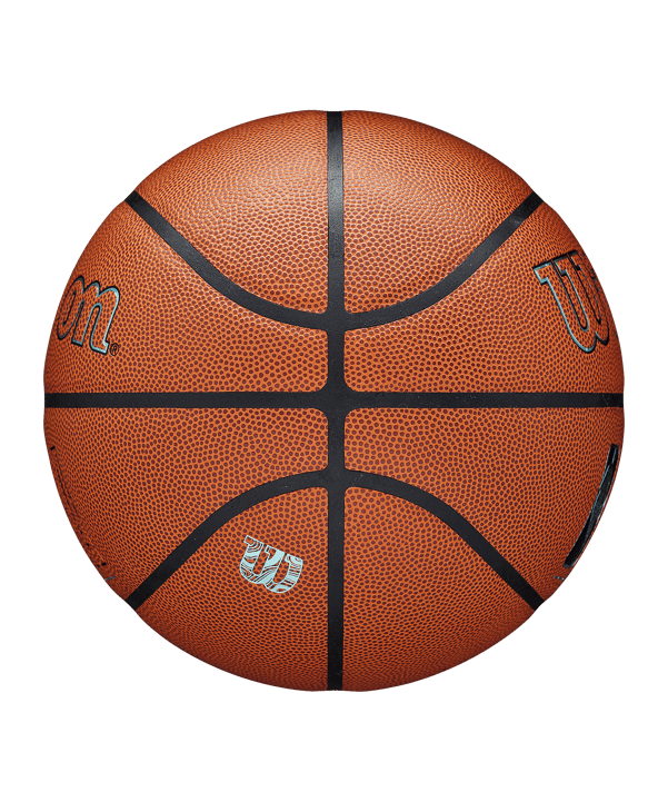 Wilson NBA Forge Plus Eco Basketball Indoorball Grau - braun