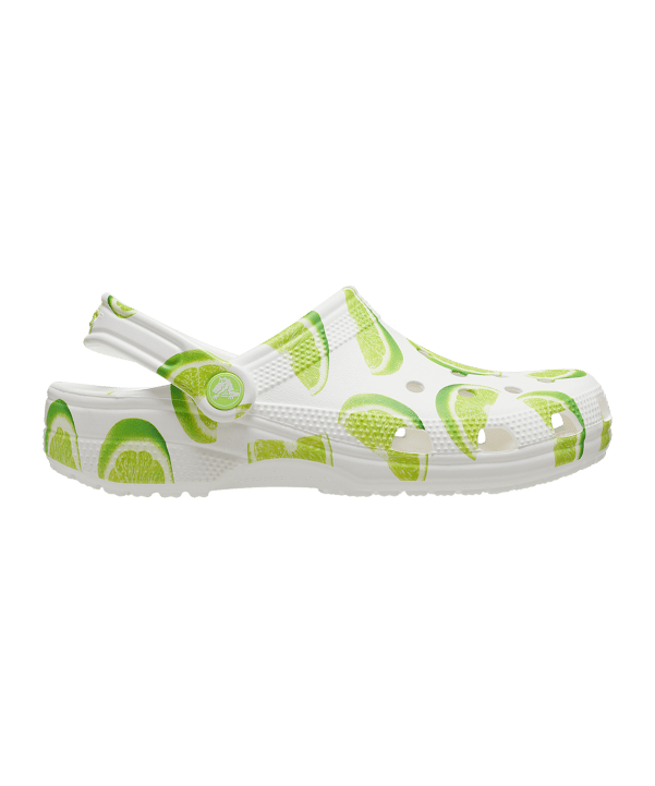 Crocs Classics Fresh Fruits Clog Badelatsche Grün - gruen