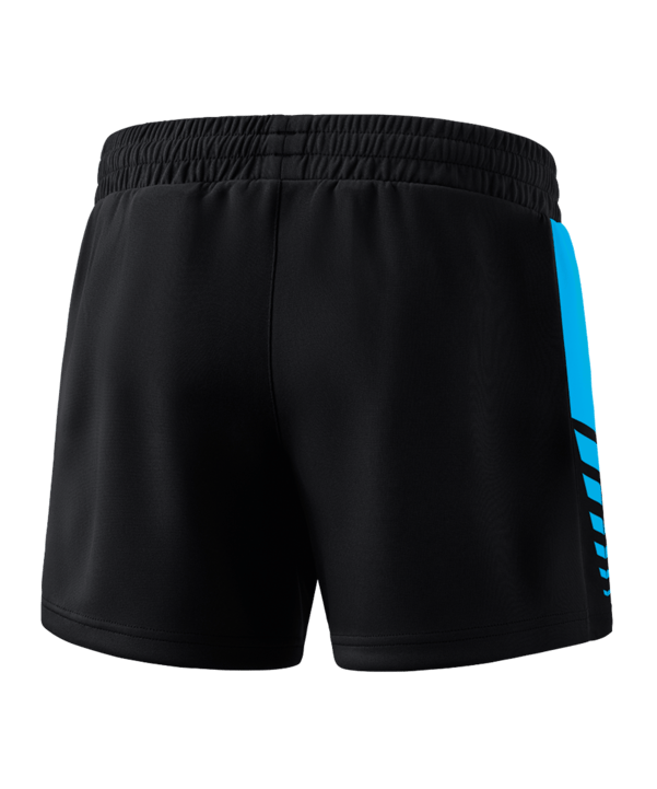 Erima Six Wings Worker Short Damen Schwarz Blau - schwarz