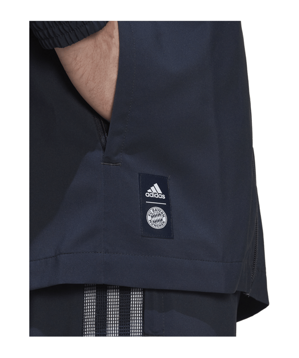 adidas FC Bayern München Windbreaker Blau - blau