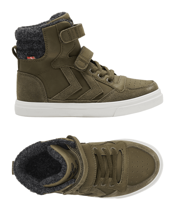 Hummel Stadil Winter High Boots Kids Grün F6086 - gruen