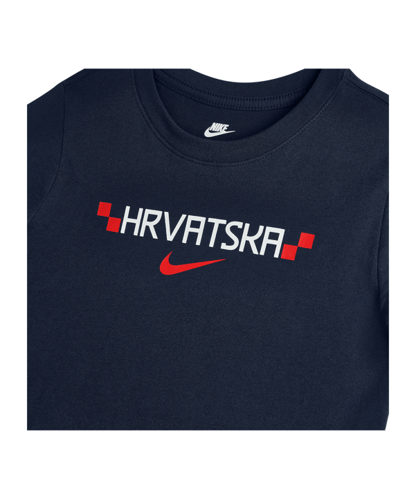 Nike HNS Kroatien Graphic T-Shirt Blau F451 - blau