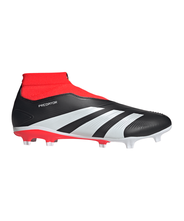 adidas Predator League LL FG Solar Energy Schwarz Weiss Rot - schwarz