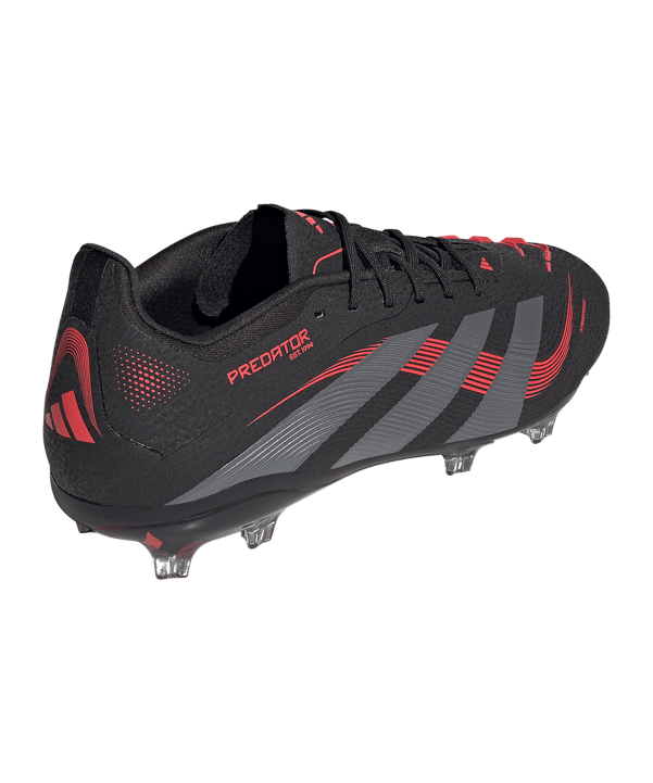 adidas Predator Elite FG Stealth Victory Kids Schwarz - schwarz