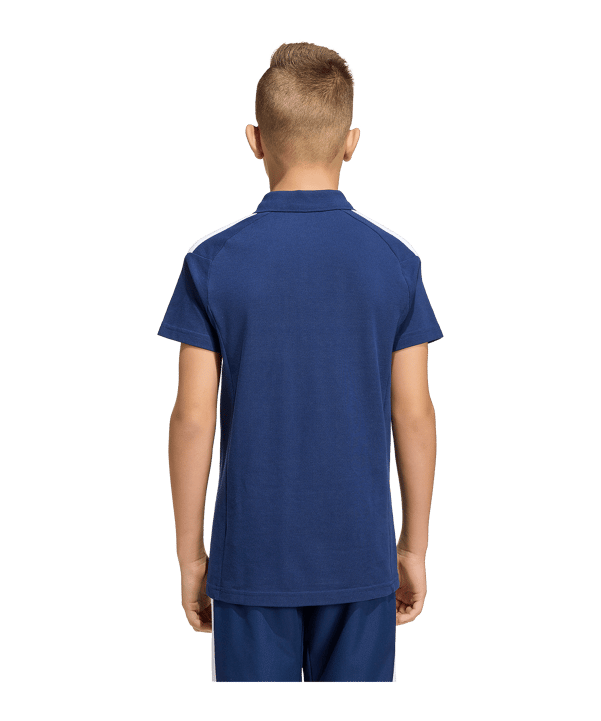 adidas Tiro 26 League Polo Kids Dunkelblau - weiss