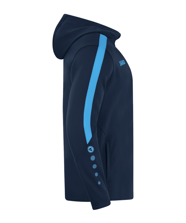 JAKO Power Kapuzenjacke Kids Blau F910 - blau