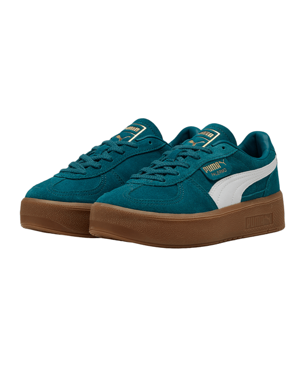 PUMA Palermo Elevata Sneaker Damen Grün F02 - gruen
