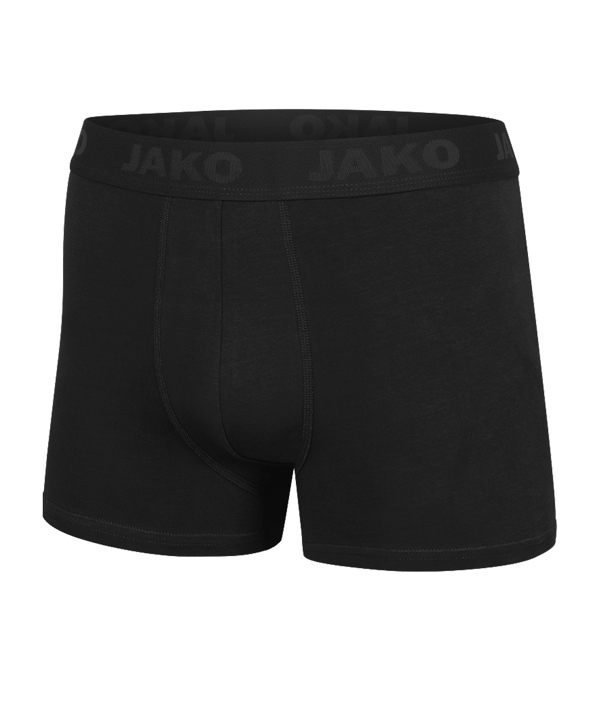 JAKO Boxershorts Premium 2er Pack Schwarz F08 - schwarz