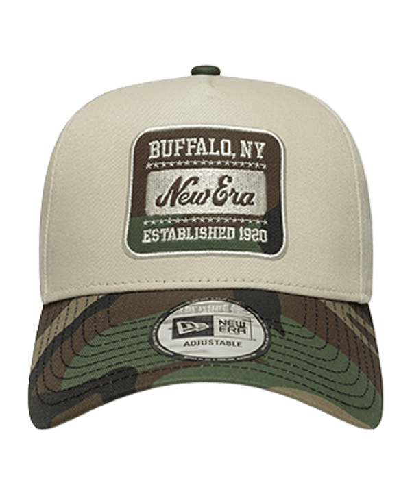 New Era E-Frame Camo Patch Cap Braun - braun