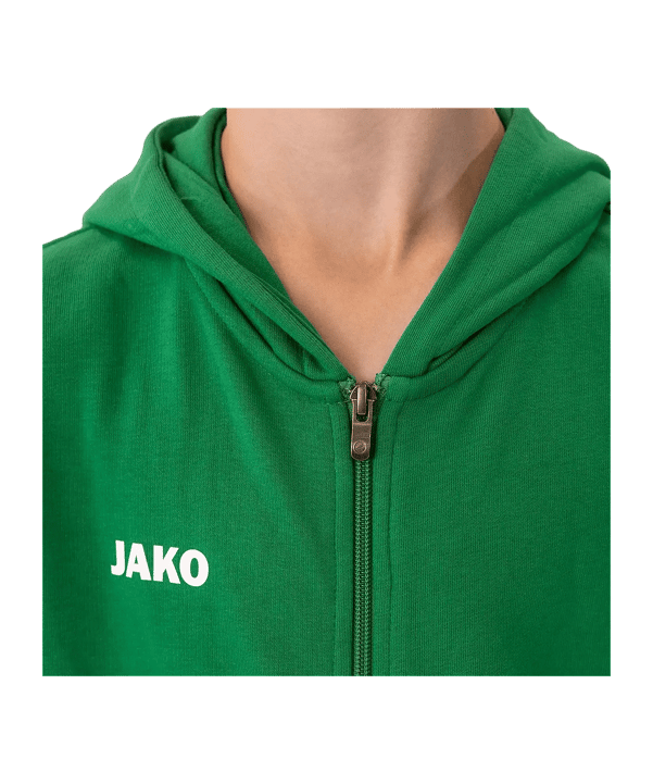JAKO Base Veste à capuche Enfants Vert C006 - vert
