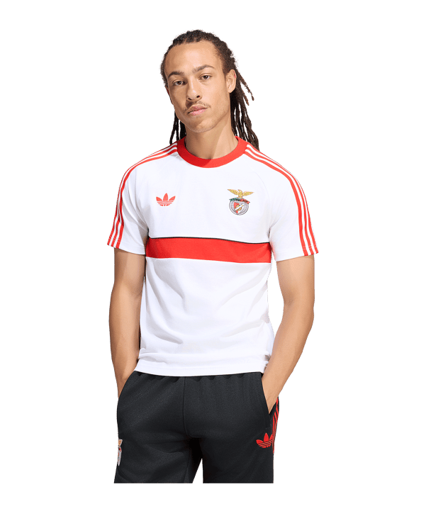 adidas Originals Benfica Lisbonne T-Shirt Blanc - blanc