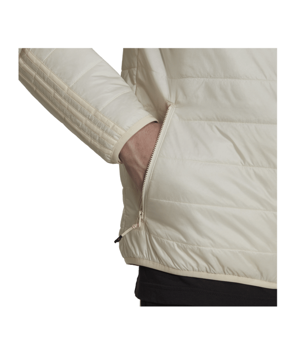 adidas Originals Puff Kapuzenjacke Weiss - weiss